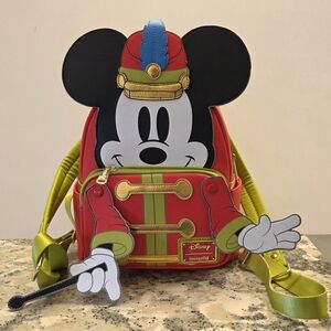 Disney Mickey Mouse Marching Band Kids Backpack - Red and Black